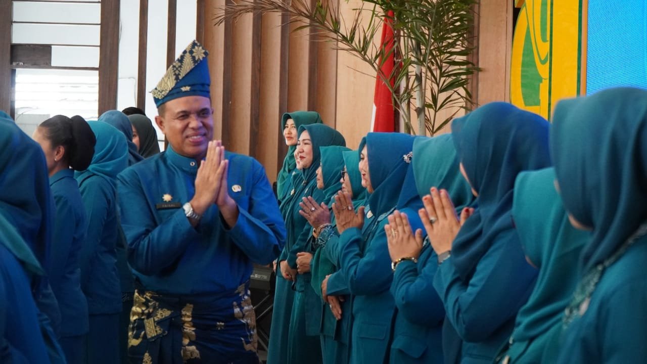 Pj Bupati Langkat, Kukuhkan Pengurus Tim Penggerak PKK Kabupaten Langkat 2024