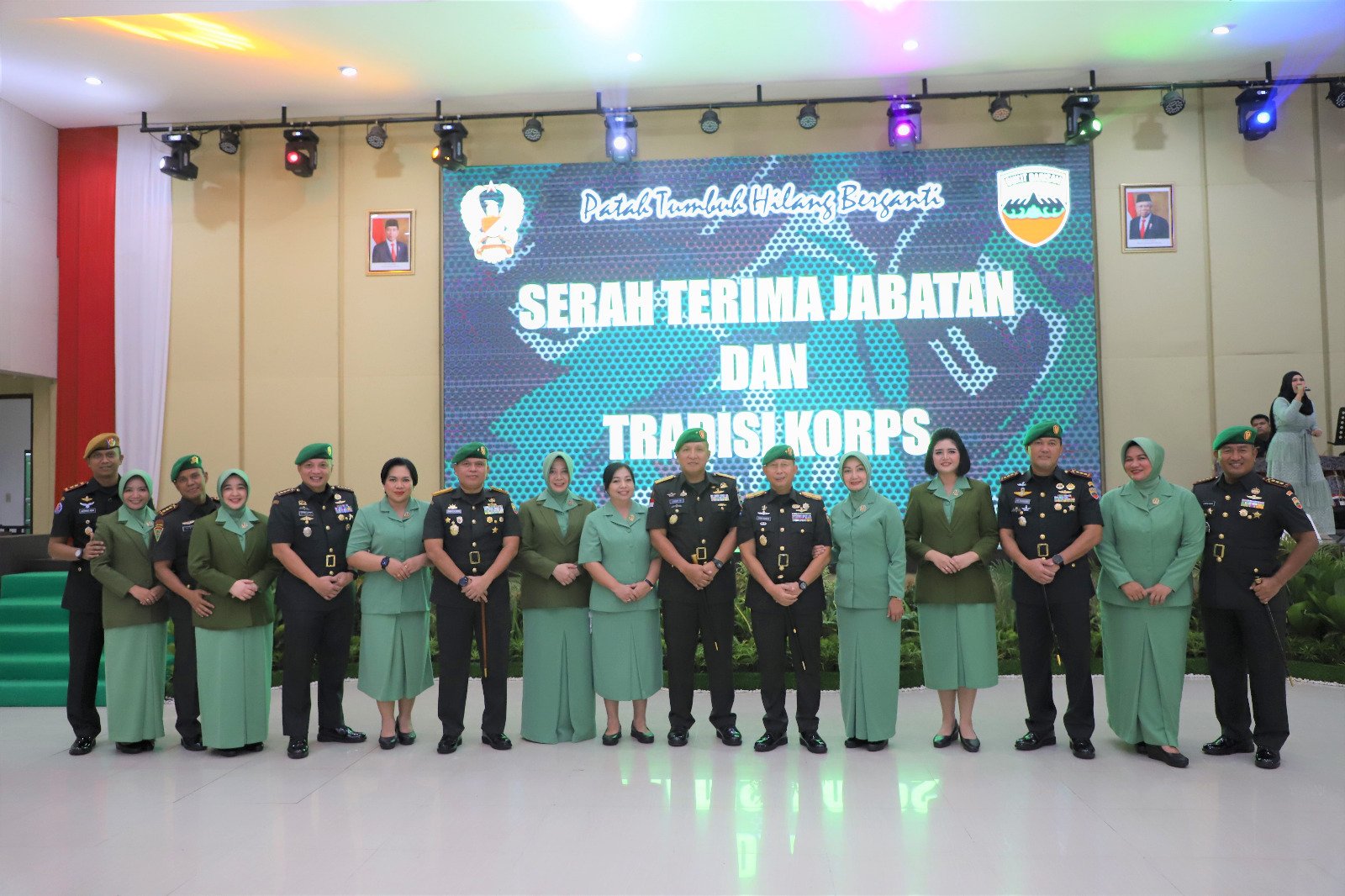 Danrem 033/WP Menghadiri  Sertijab 2 Danrem dan 8 Pejabat Utama Kodam I/BB