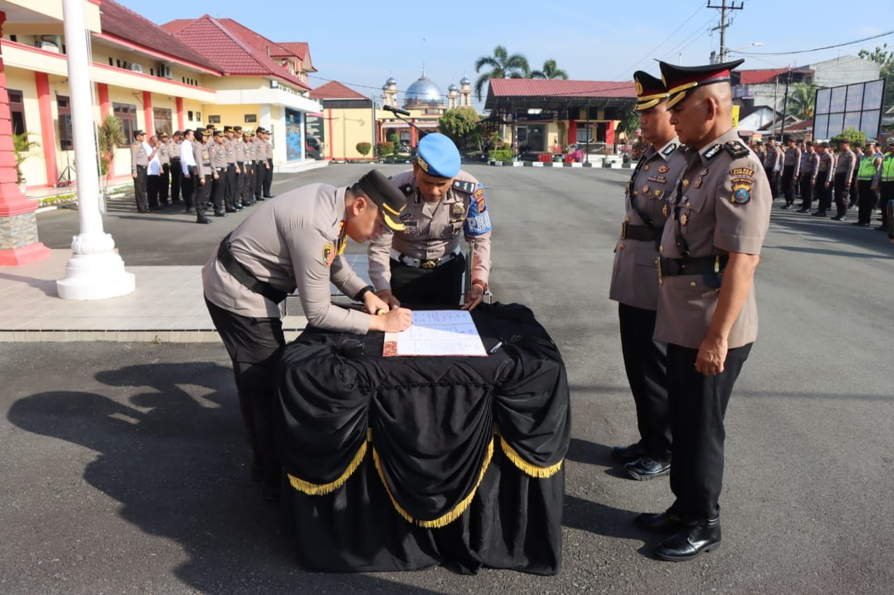 Jabatan Kabag SDM Polresta Deli Serdang Disertijabkan