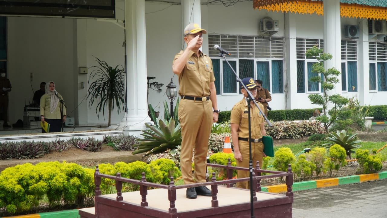 Pimpin Apel Gabungan, Sekda Langkat: Manfaatkan Teknologi