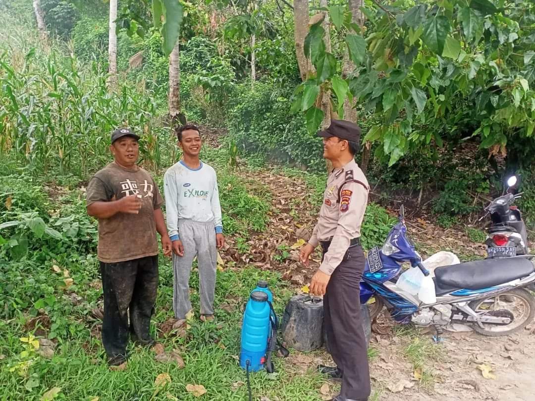 Polsek Tigabinanga: Jangan Membakar Hutan dan Lahan Sembarangan