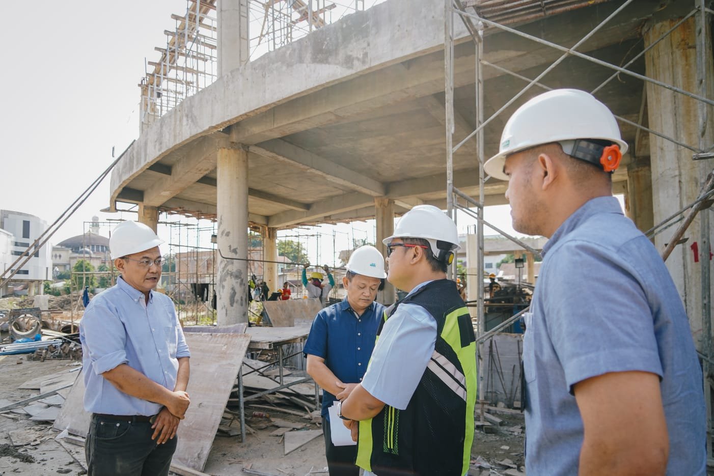Pj Sekda Medan Tinjau Proyek, Pembangunan Gedung Kolaborasi UMKM Square