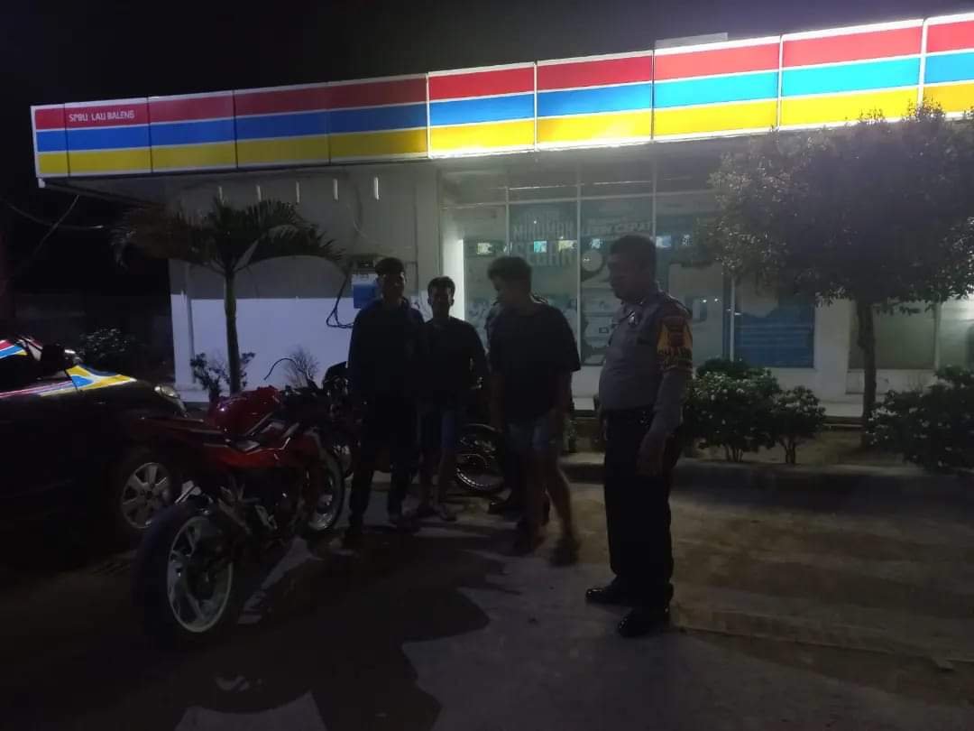 Jaga Harkamtibmas, Polsek Mardingding Giatkan Patroli Malam