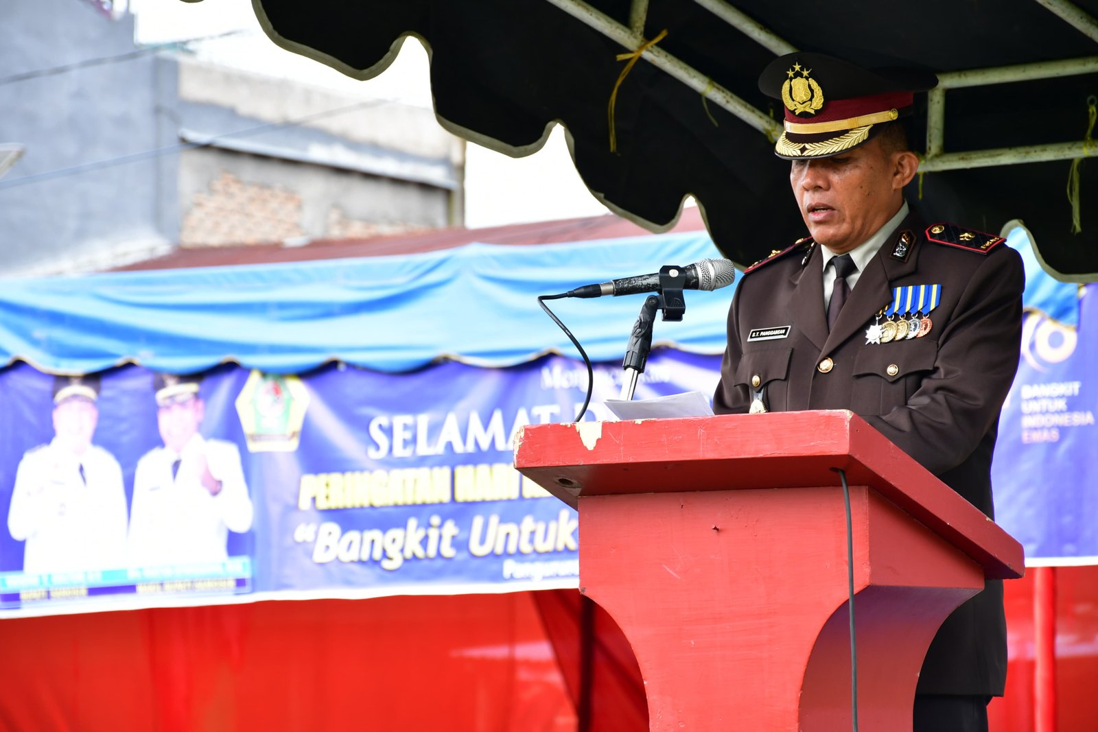 Wakapolres Samosir Pimpin Upacara Peringatan Harkitnas Ke-116