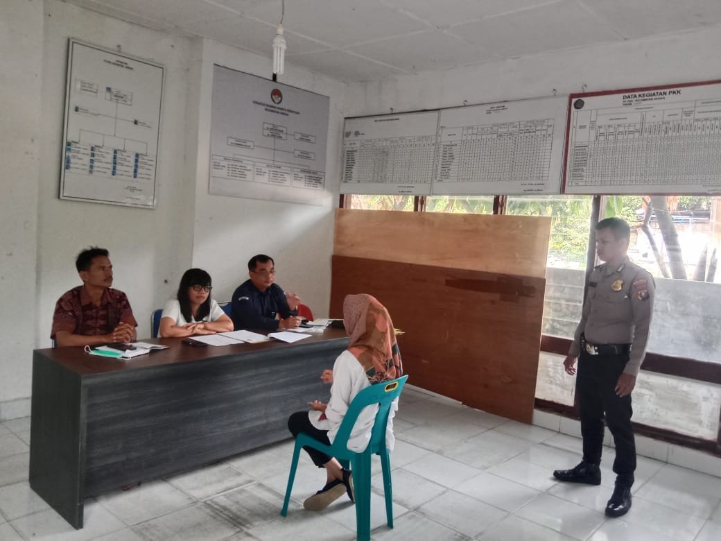 Polres Samosir Monitoring Kegiatan Bidang Keamanan, Politik dan Ekonomi