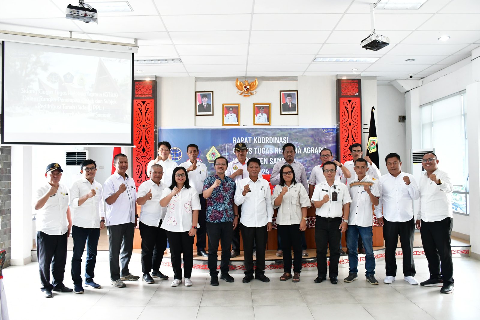 Asisten I Pemkab Samosir Pimpin Sidang GTRA