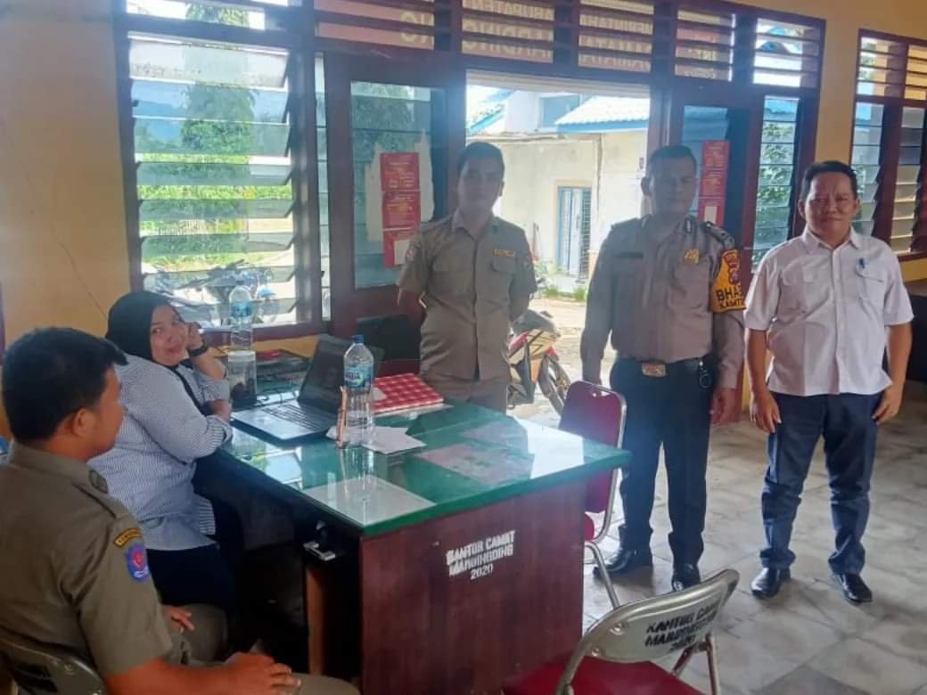 Polsek Mardingding Monitoring dan Berikan Pengamanan, Kegiatan Wawancara Calon PPS Pilkada 2024