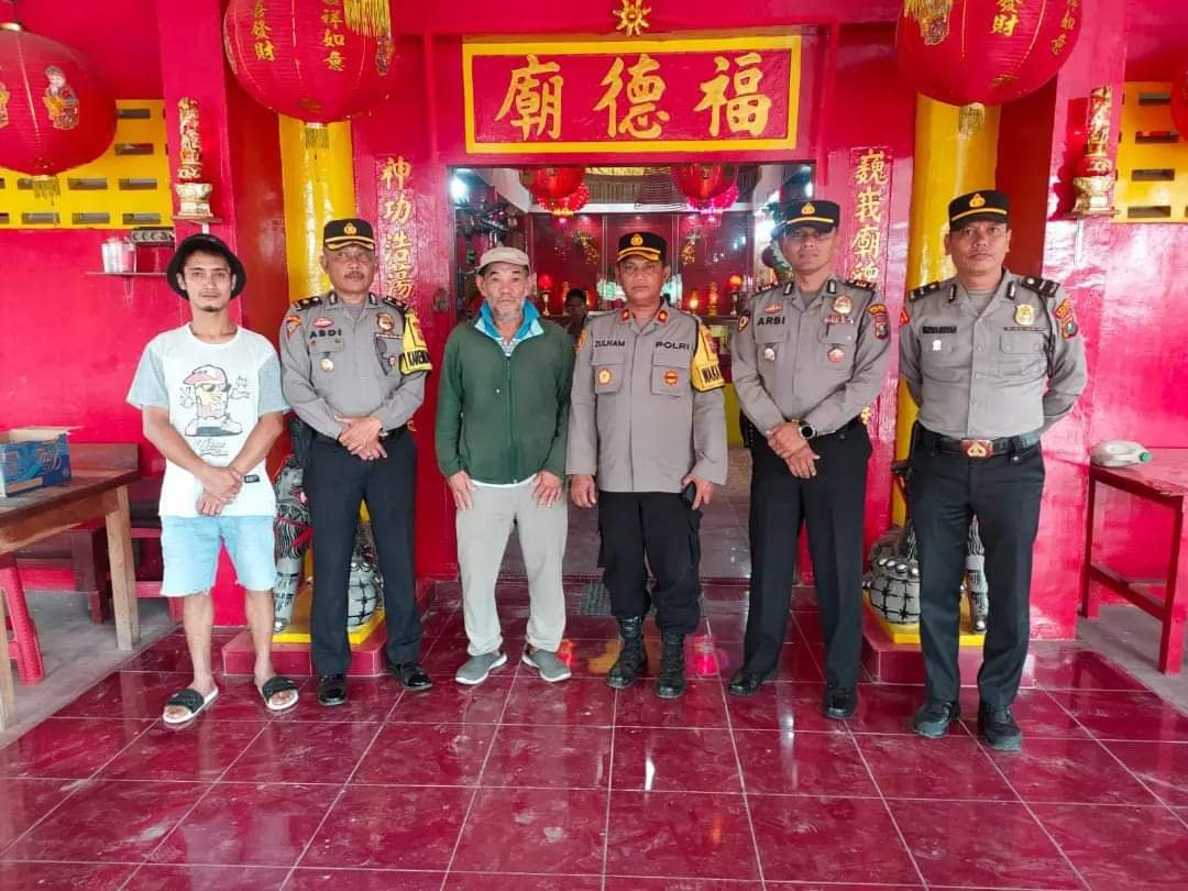 Jaga Keamanan Perayaan Tri Suci Waisak, Polres Tanah Karo Laksanakan Patroli