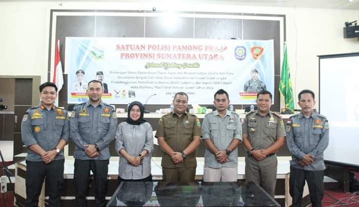 Satpol PP Dan Damkar Palas, Gelar Sosialisasi Bimtek Optimalisasi Tugas dan Peranan Satgas Linmas Se-Sumut