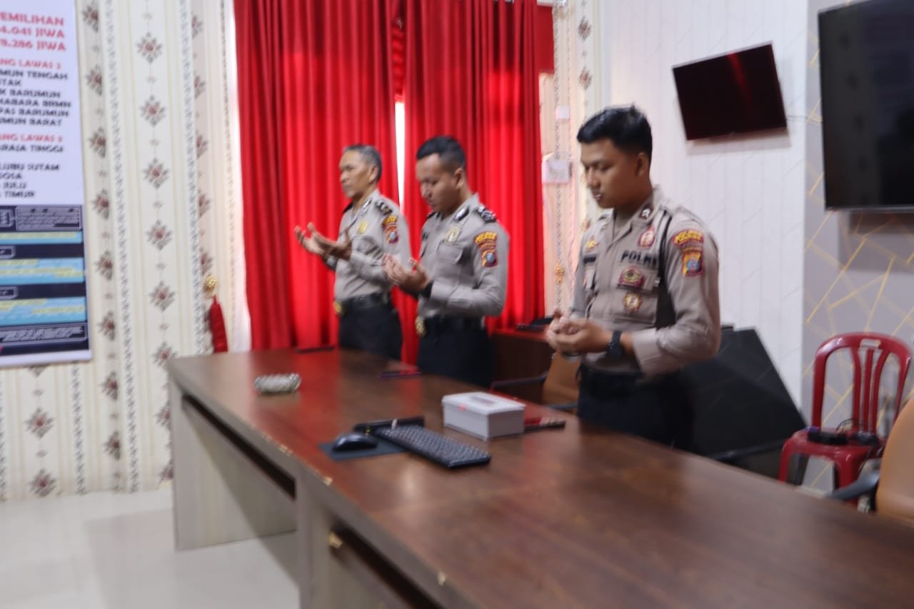 Membentuk Karakter Anggota Polri, Polres Palas Laksanakan Binrohtal