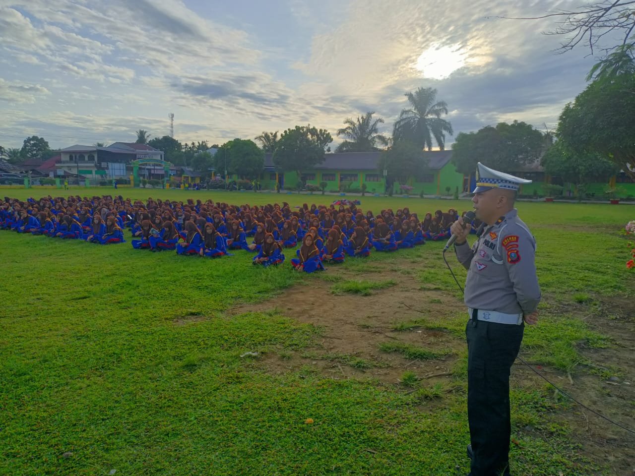 Polres Palas Laksanakan Sosialisasi Tertib Lalu Lintas di Sekolah