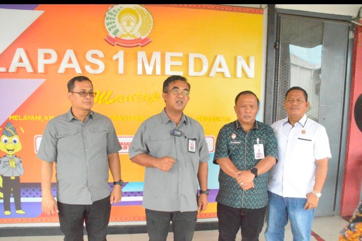 Apresiasi Pelayanan Publik Lapas Medan, Kakanwil Kemenkumham Sumut : Saya Pastikan Raih WBK 2024