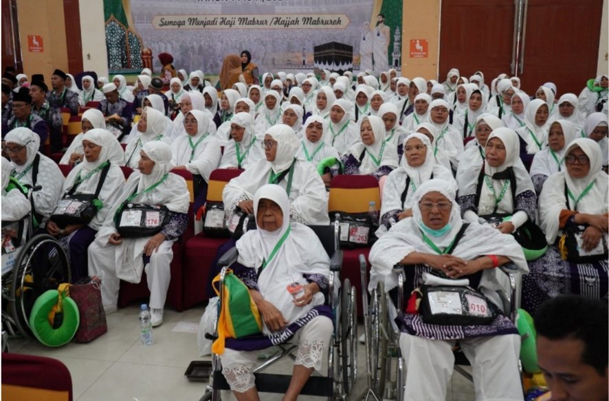 493 Jemaah Haji Padangsidimpuan Bergabung di Kloter 20 dan 21