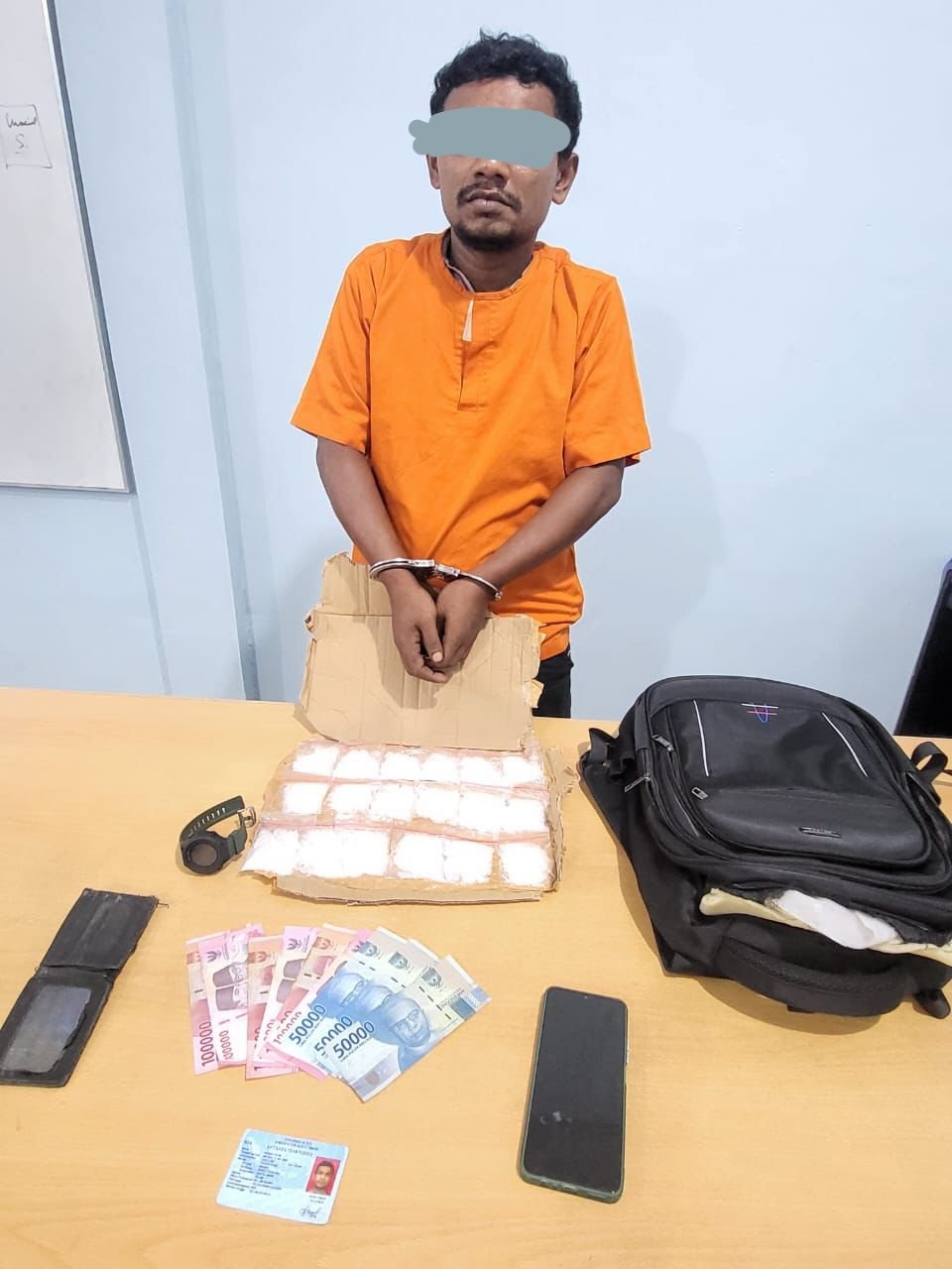 Warga Aceh Gagal Edarkan 18 Bungkus Sabu di Batubara