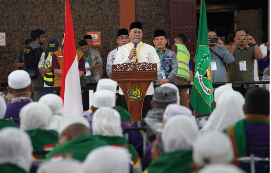 Kloter 1 Debarkasi Medan Tiba di Tanah Air