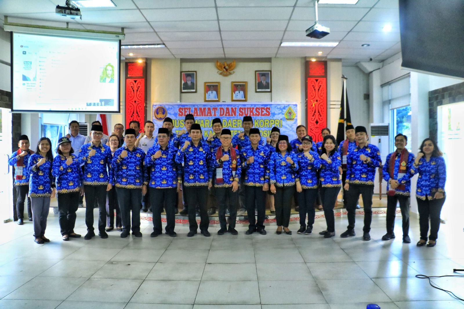 Marudut Tua Sitinjak Pimpin Korpri Kabupaten Samosir Periode 2024-2029