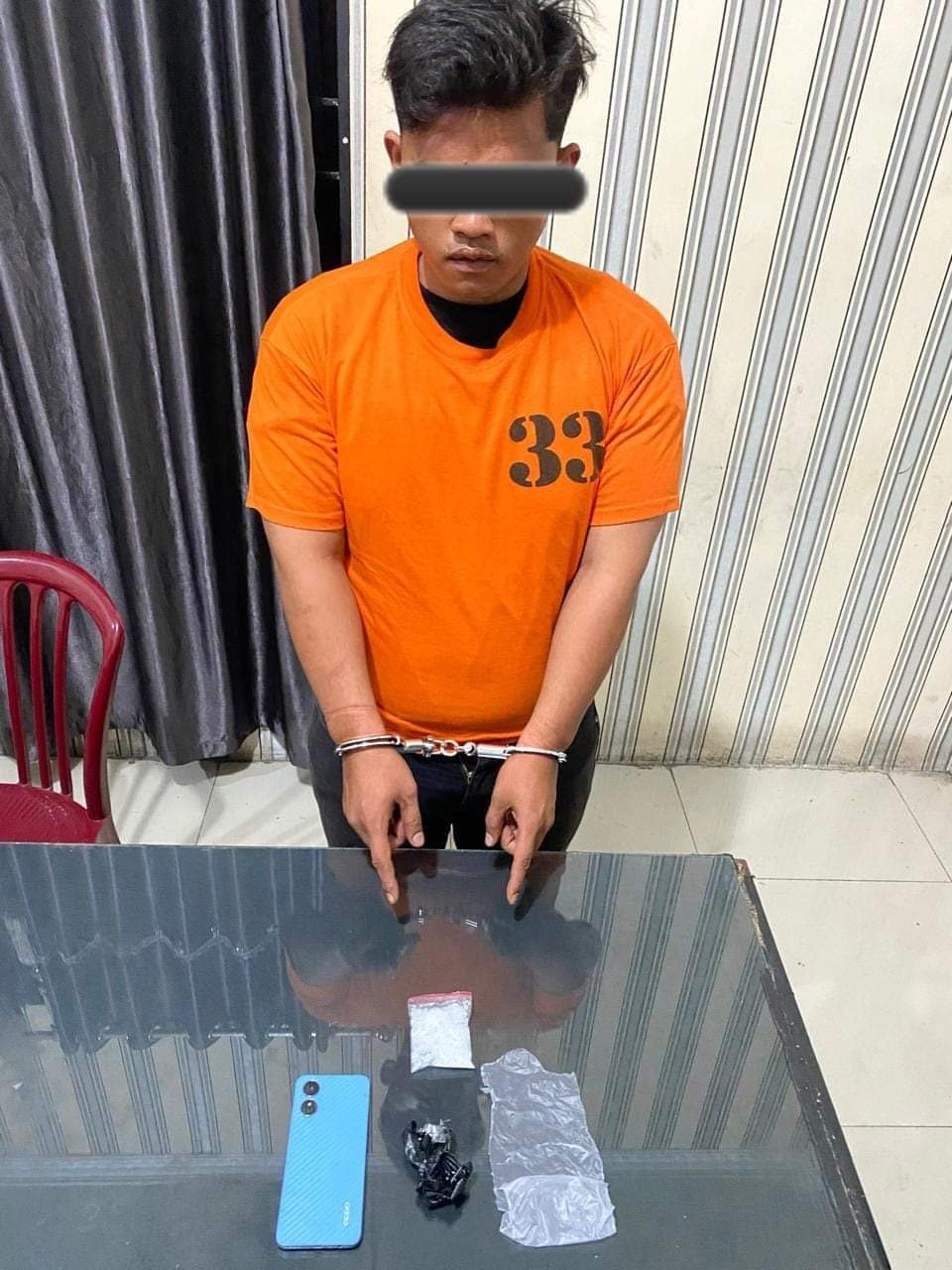 Diduga Akan Mengedarkan Sabu, Satnarkoba Polres Karo Tangkap Pemuda Asal Medan