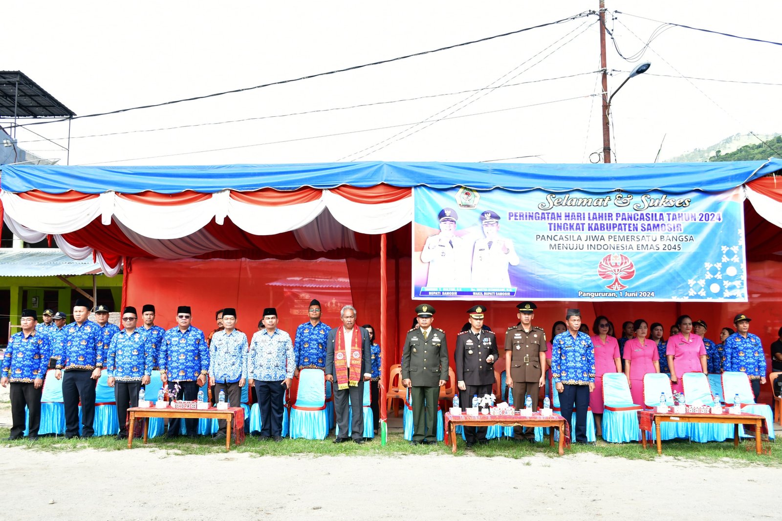 Pemkab Samosir Peringati Hari Lahir Pancasila 2024
