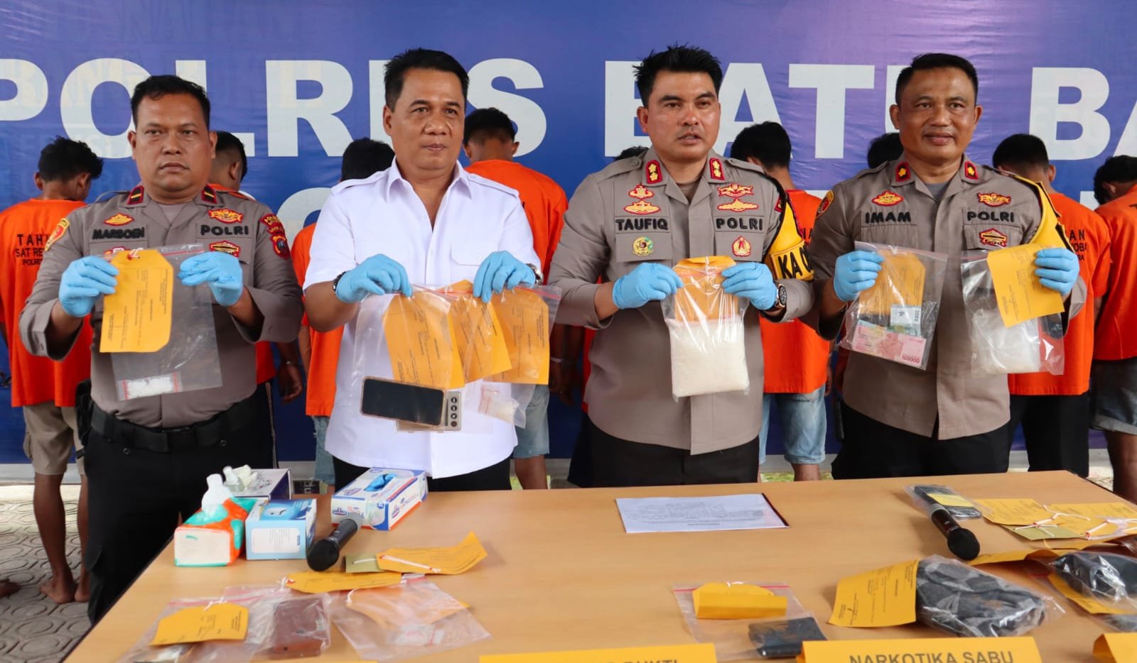 Polres Batubara Banjir Dukungan Berantas Narkoba