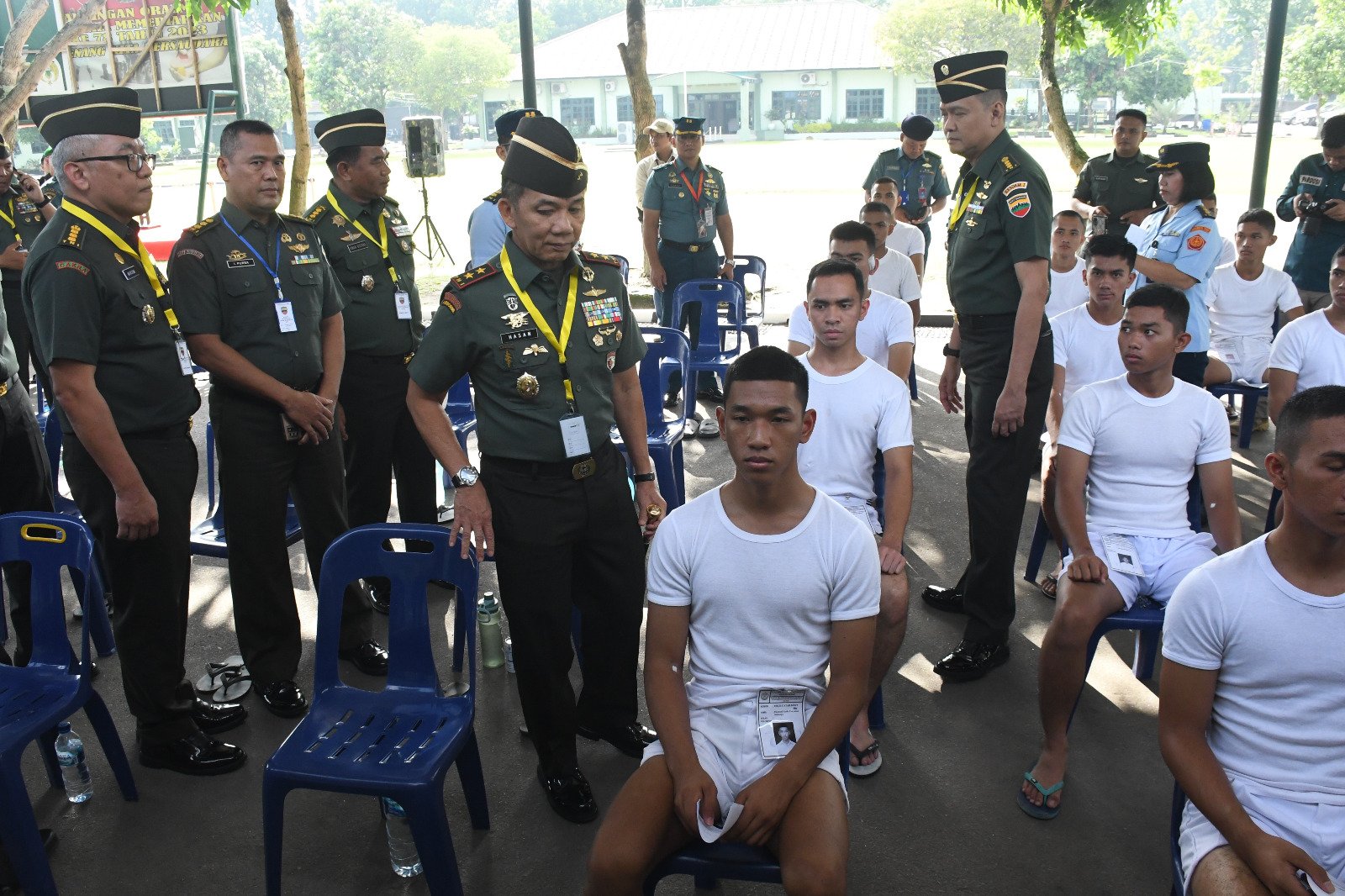 Wairjen TNI Pantau Seleksi Catar Akademi TNI 2024 Panselinda Medan, Pangdam I/BB Yakinkan Tidak Ada Titipan