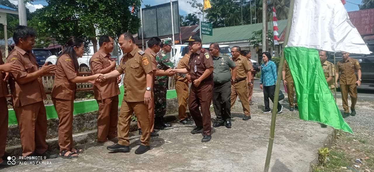 Kasdim 0206/Dairi Dampingi PJ Bupati Dairi Hadiri Pencanangan Gerakan Intervensi Serentak Pencegahan Stunting
