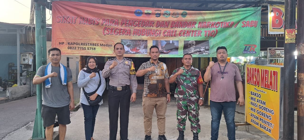 Polsek Tuntungan Gerak Cepat Antisipasi Peredaran Narkoba