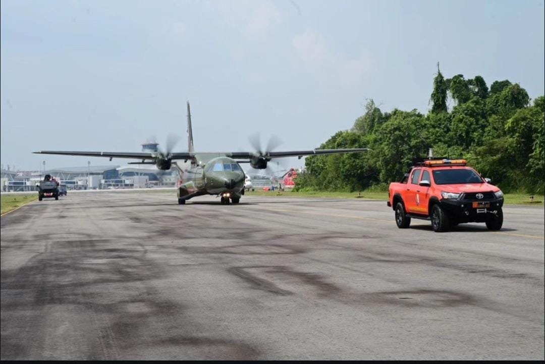 Kosek I Medan Berhasil Paksa Mendarat (Force Down) Pesawat Asing Tanpa Izin Ke Lanud Roesmin Noerjadin Pekanbaru