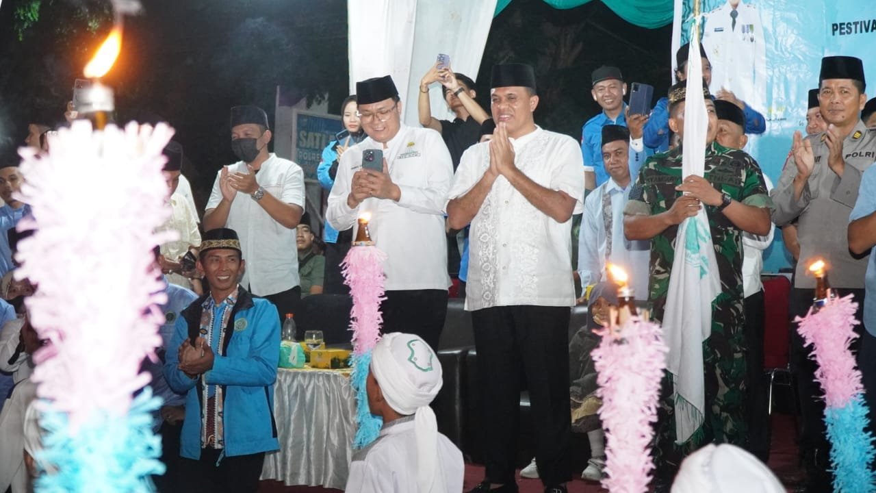 Diikuti 4500 Peserta, Pj. Bupati Langkat Lepas 90 Tim Peserta “FESPOTA” Kecamatan Stabat