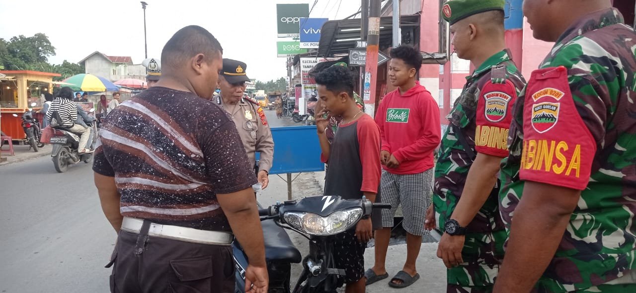 Razia Rutin Polsek Pancur Batu, Amankan Tiga Sepeda Motor