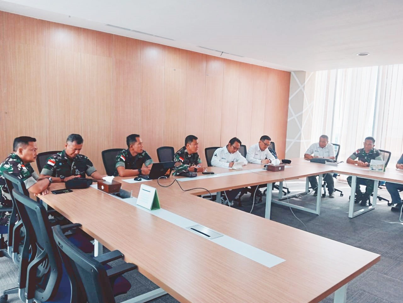 Kosek I Kunjungan ke PT. Inalum, dalam Rangka Sosialisasi Pertahanan Udara Pasif TNI AU