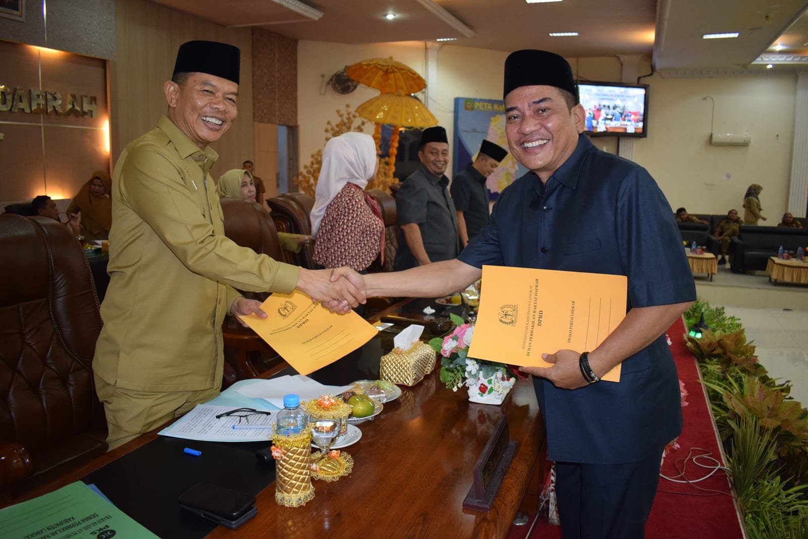 DPRD Langkat Gelar Paripurna, Penyampaian Pertanggung Jawaban APBD