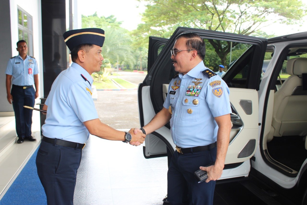 Komandan Kosek I Terima Kunjungan Kerja Irjenau