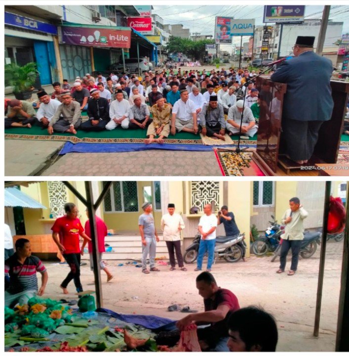 Warga Muhammadiyah se Sergai Lakukan Penyembelihan 142 Ekor Hewan Qurban