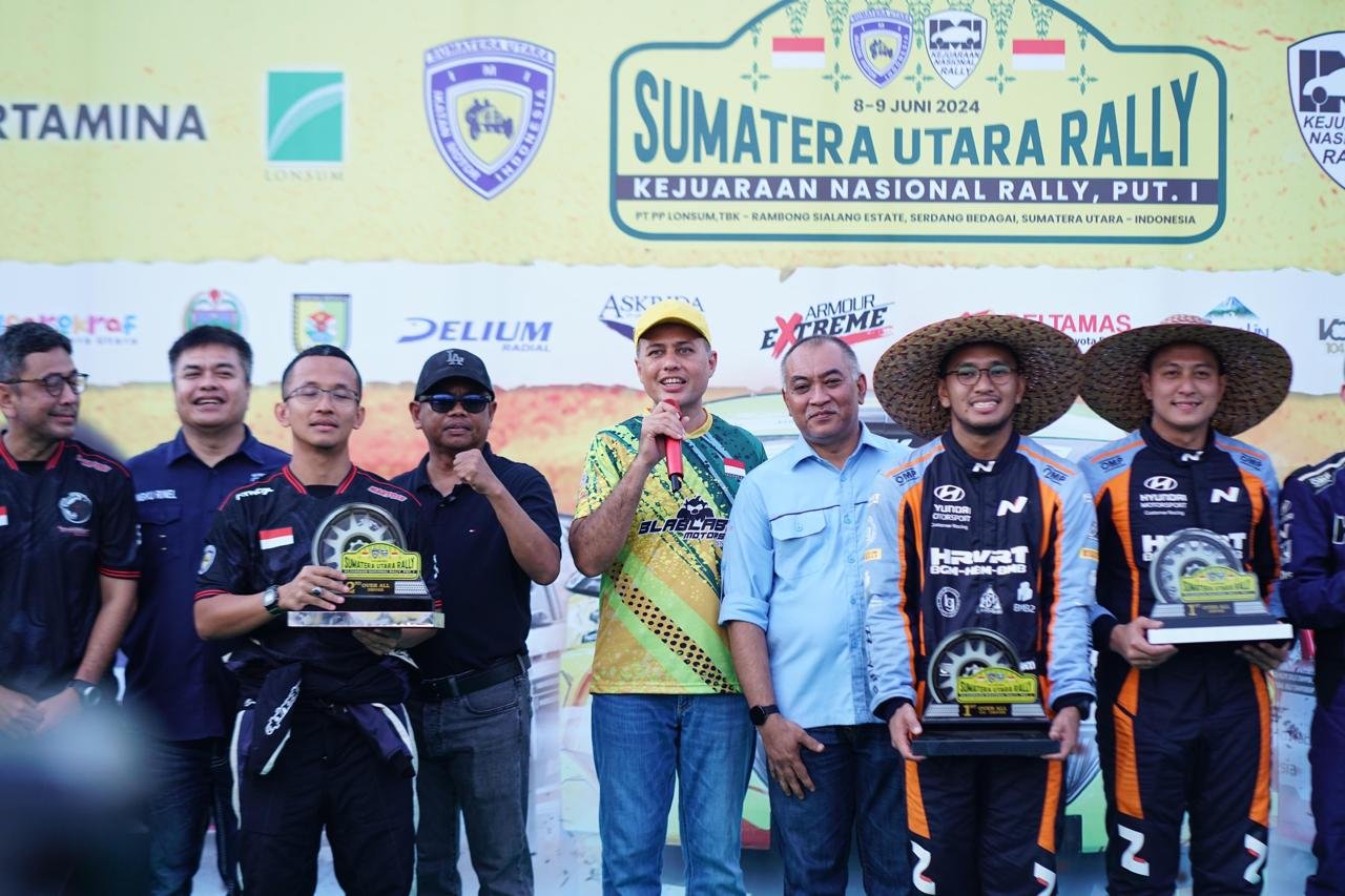 Kejurnas Sumatera Utara Rally 2024 Putaran I Ditutup