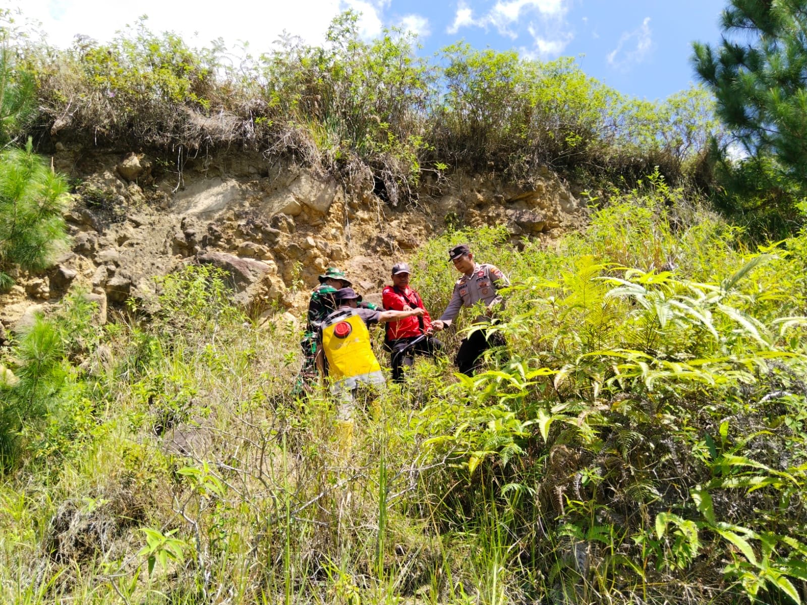 Polsek Harian Patroli Terpadu Cegah Kebakaran Hutan