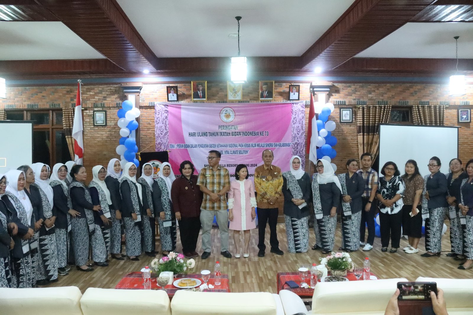 Wabup Samosir Hadiri Puncak Perayaan HUT ke-73 IBI Provinsi Sumut