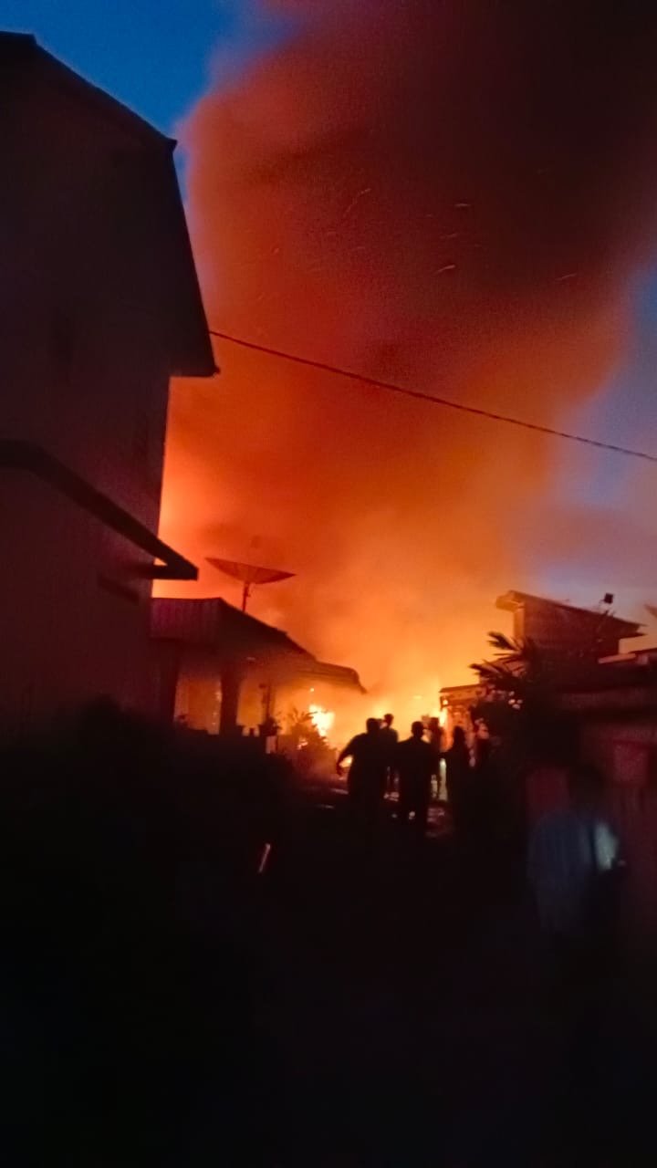 Kerugian Akibat Kebakaran di Desa Barus Diperkirakan Capai 1 Miliar