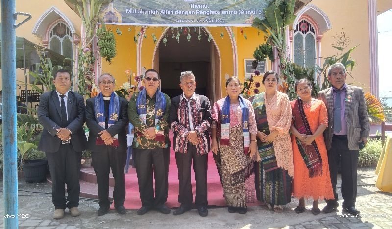 Vandiko Gultom Hadiri Pesta Gotilon HKBP Resort Simanindo Distrik VII
