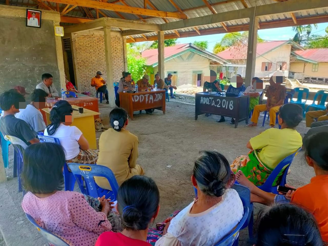 Bhabinkamtibmas Polsek Onanrunggu dan Pemdes Mediasi Konflik Warga