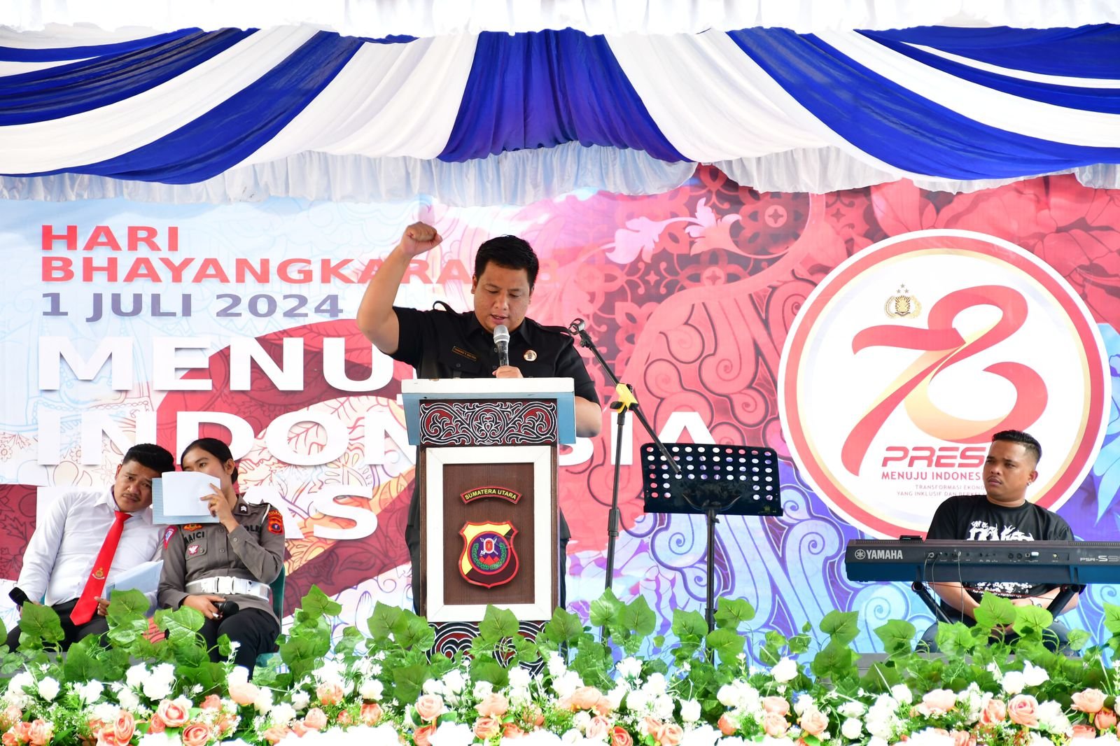 HUT Bhayangkara ke-78, Vandiko Gultom Apresiasi Kinerja Polres Samosir