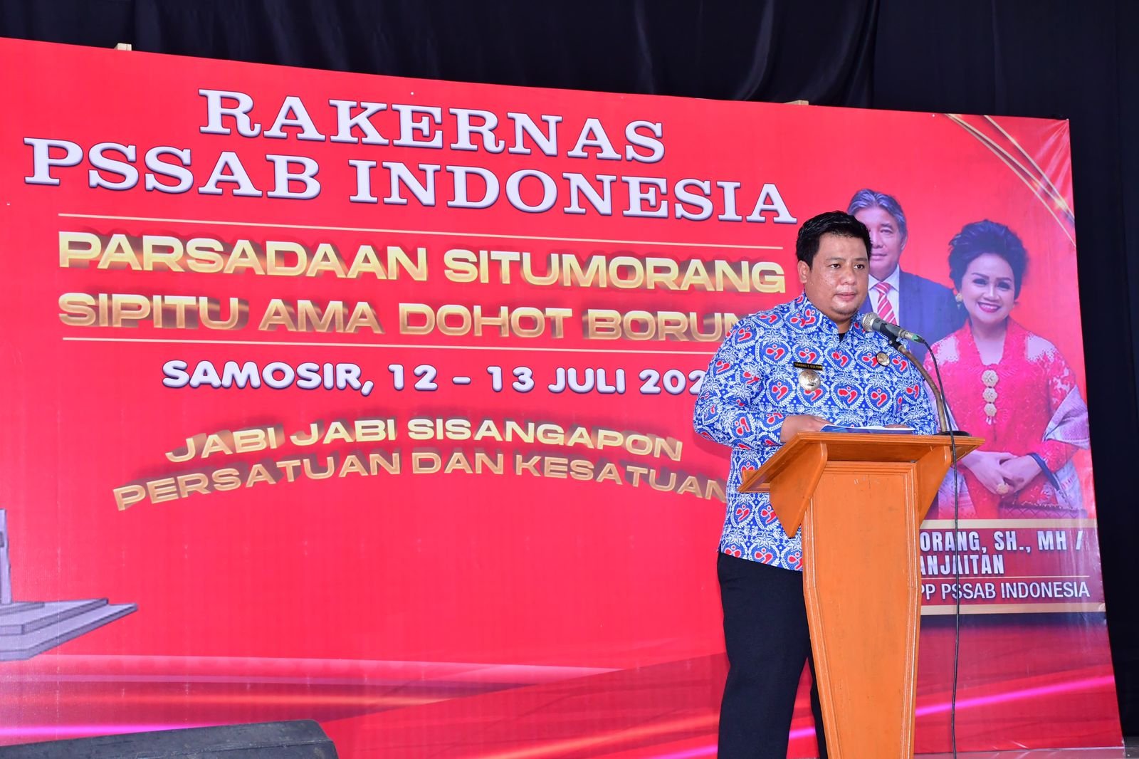 Hadiri Rakernas PSSAB, Bupati Samosir: Harus Hasilkan Progja yang Membangun