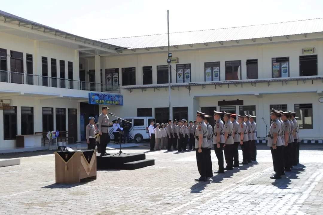 Kapolres Karo Pimpin Sertijab Tiga PJU dan Enam Kapolsek