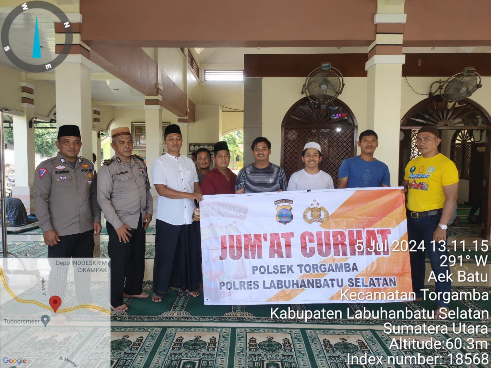 Jumat Curhat, Polres Labusel Sampaikan Pesan Kamtibmas