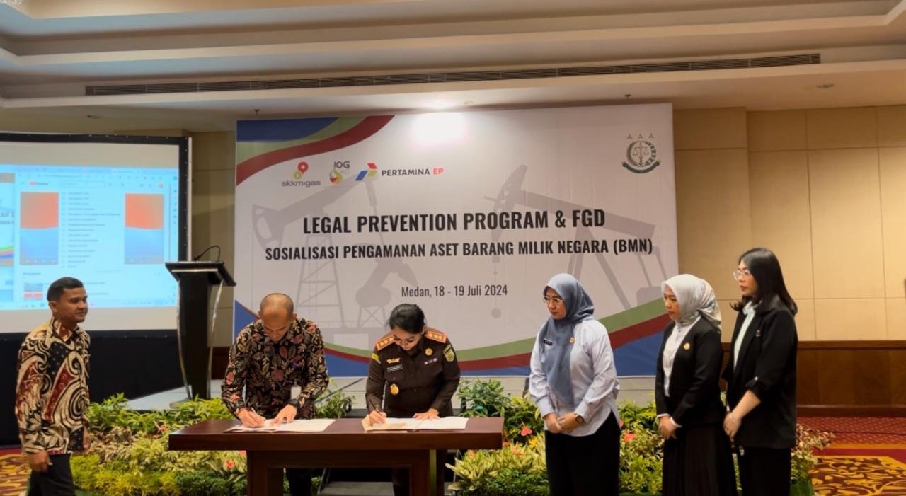 PT Pertamina EP 1 Pangkalan Susu Field MoU Dengan Kejaksaan Negeri Langkat