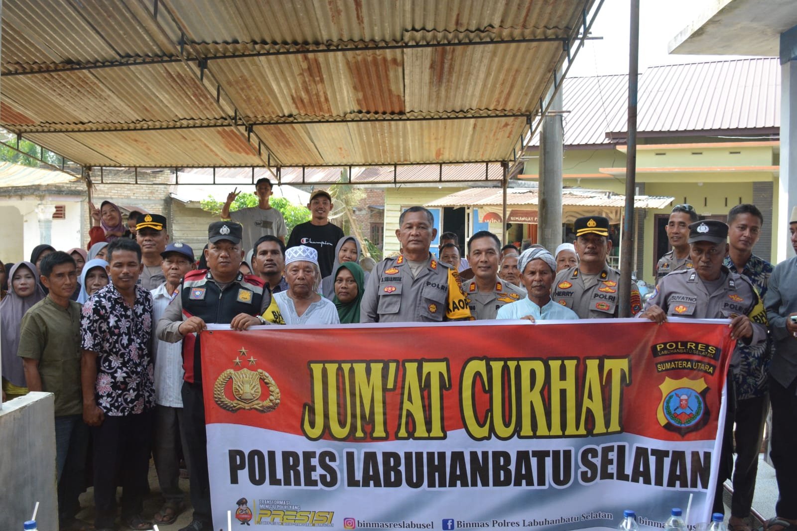 Kapolres Labusel Menampung Keluhan dan Aspirasi Masyarakat
