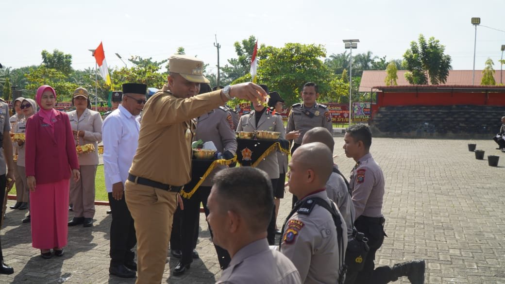 353 Siswa Ikuti Diktuba Polri Gel. II SPN Hinai, Faisal Hasrimy: Selamat Datang di Negeri Bertuah