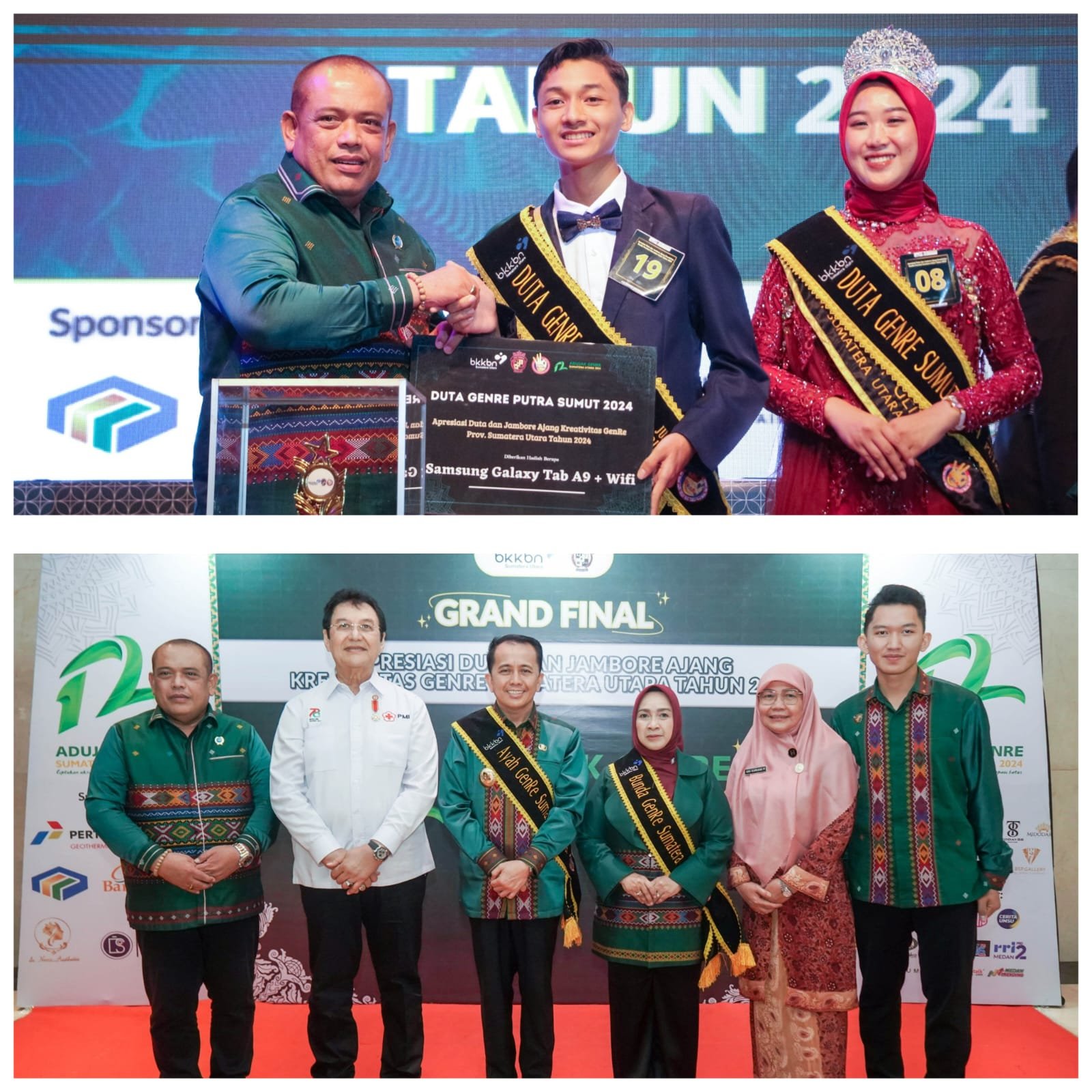 Kepala Perwakilan BKKBN Sumut Bersama PJ Gubernur Sumut Hadiri Grand Final ADUJAKSU Tahun 2024