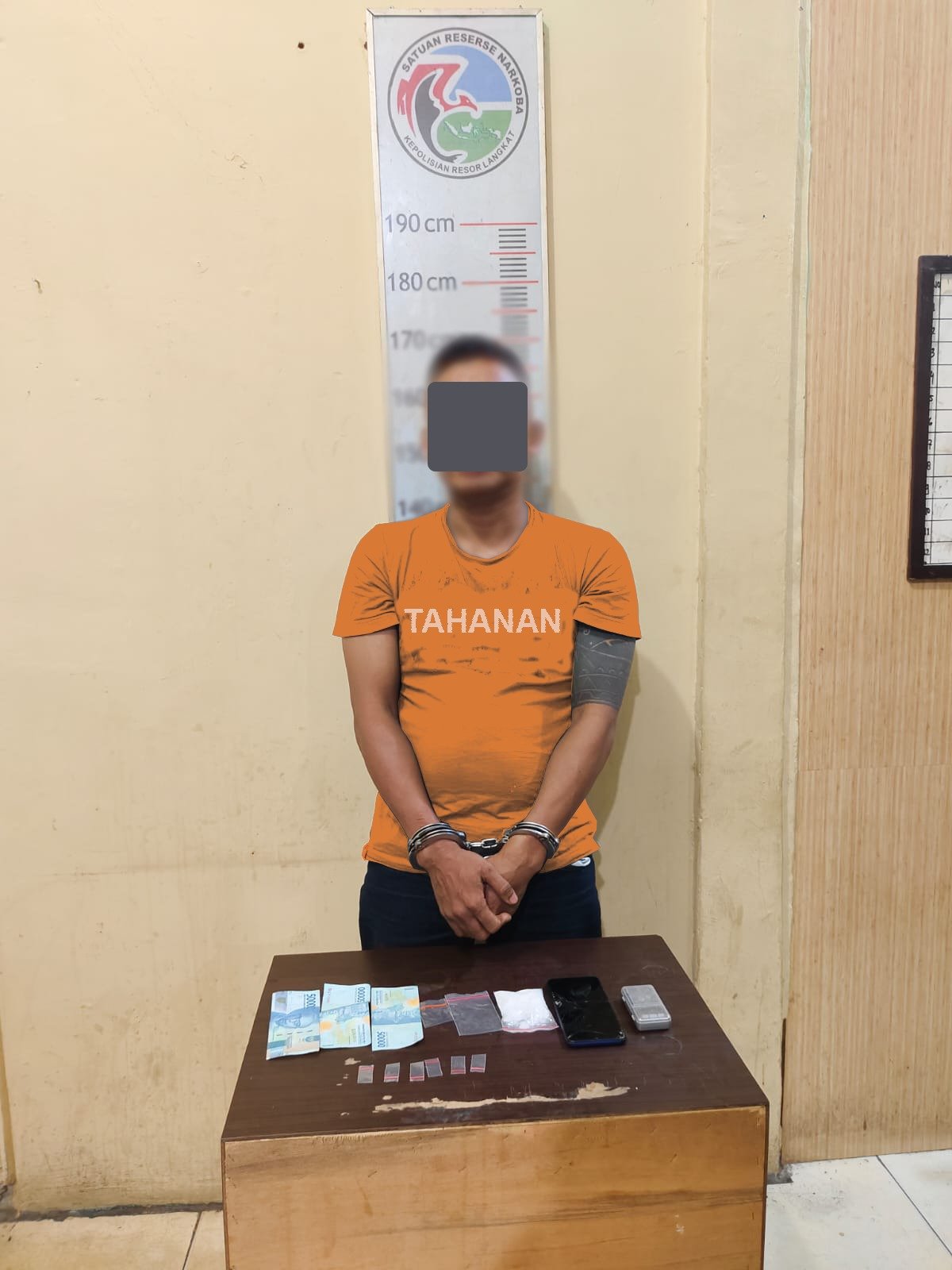 Polres Langkat Amankan Pengedar Sabu di Kuala