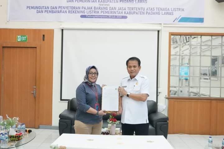 Pemkab Palas dan PT PLN UID Sumut UP3 Teken MoU Sepakati Hal Ini
