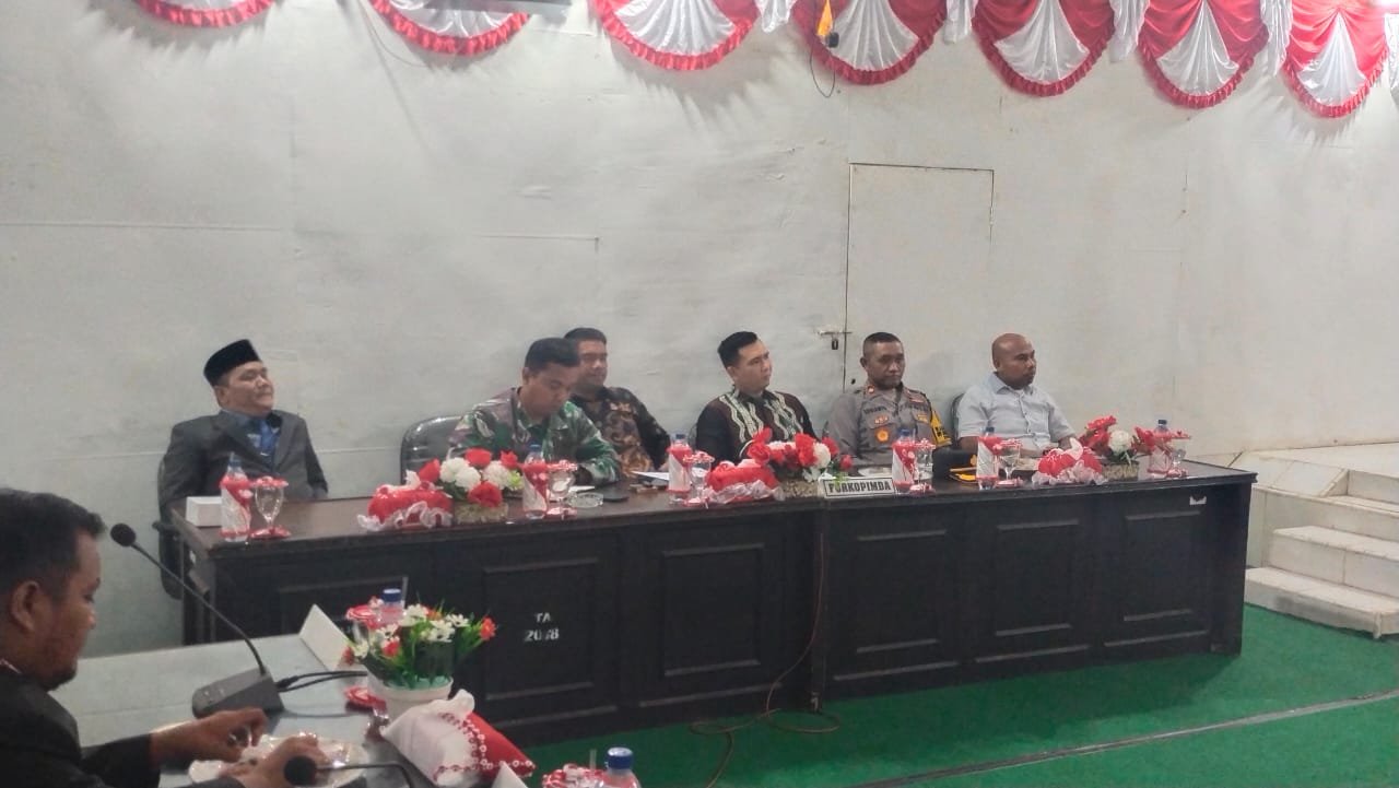 Waka Polres Palas Hadiri Rapat Paripurna DPRD Kabupaten Palas